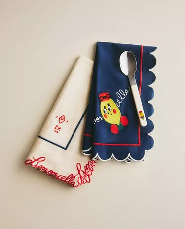PACK OF LIMONCELLA COTTON NAPKINS X THE ANIMALS OBSERVATORY (PACK OF 2)
