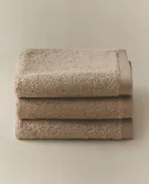 优品棉质梳洗台毛巾套装(3 条套装)