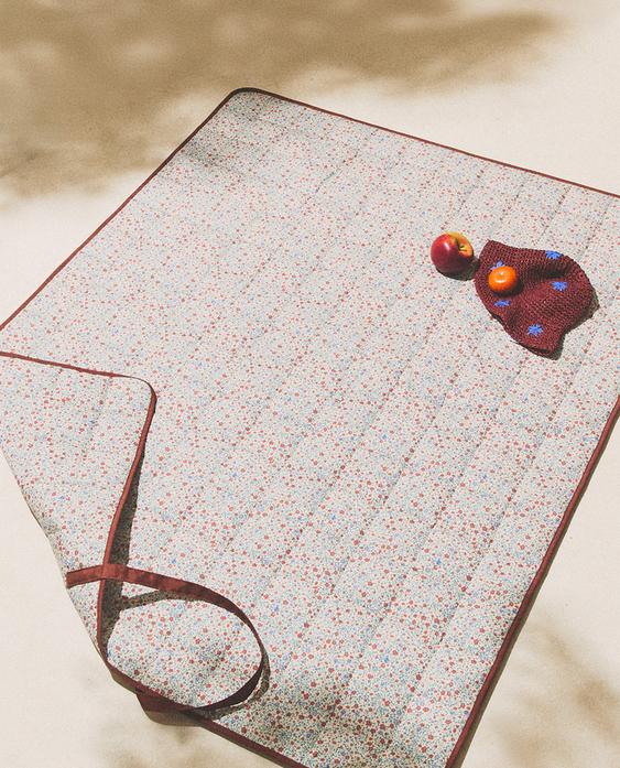 儿童花卉沙滩毯