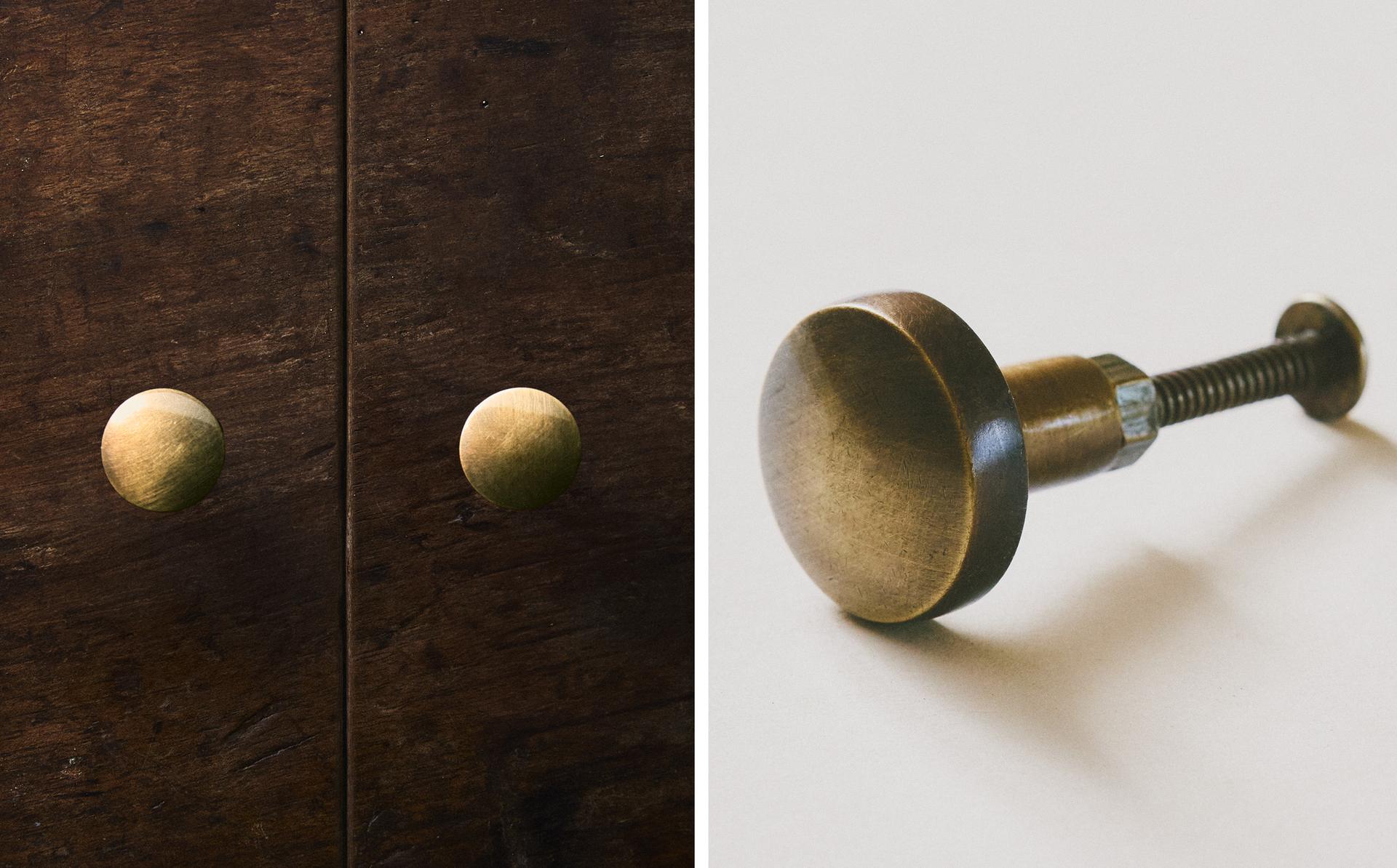 PACK OF ROUND BRASS DOOR KNOBS (PACK OF 2) PACK OF ROUND BRASS DOOR KNOBS (PACK OF 2)