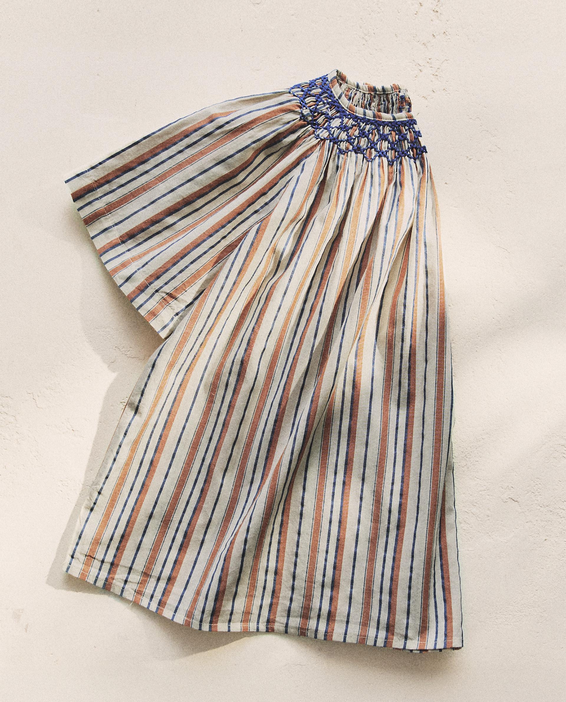 KIDS' STRIPED BEACH DRESS KIDS' STRIPED BEACH DRESS