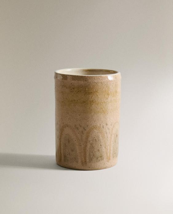 TERRACOTTA TOOTHBRUSH HOLDER