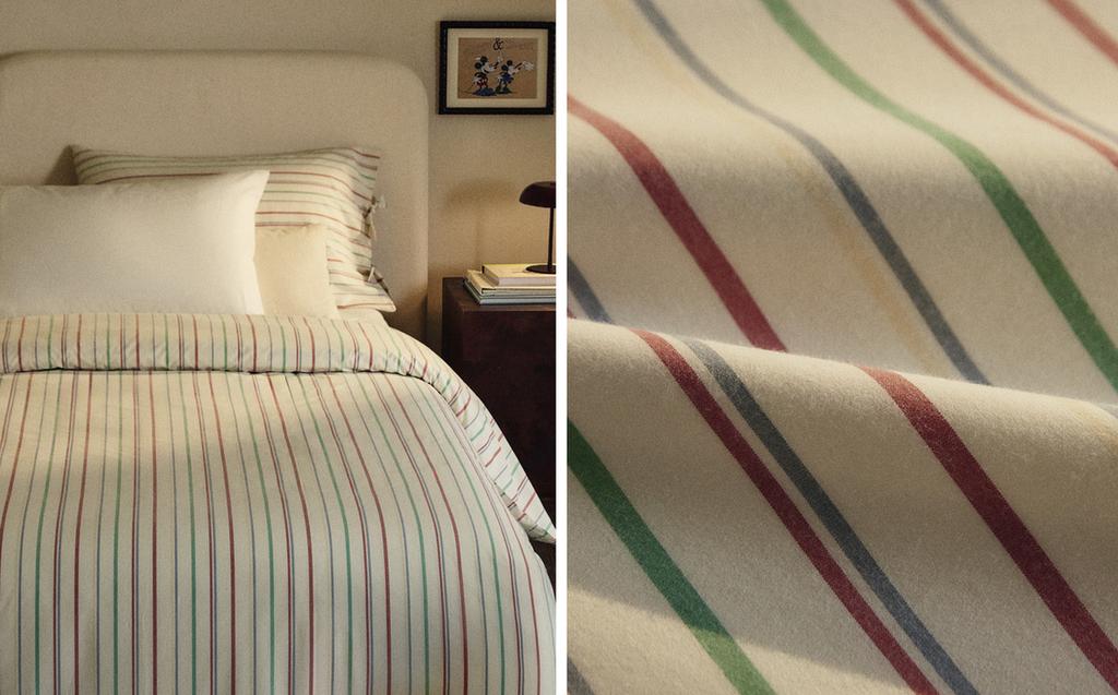 KIDS' MULTICOLOURED STRIPE DUVET COVER KIDS' MULTICOLOURED STRIPE DUVET COVER