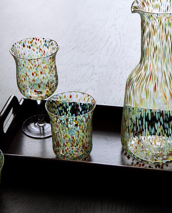 PAINTED DOT TUMBLER SET