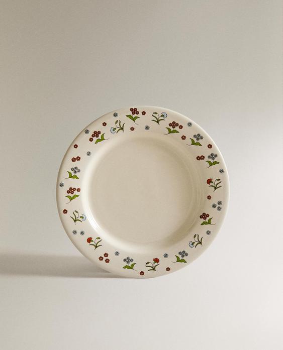 儿童花卉炻瓷餐盘