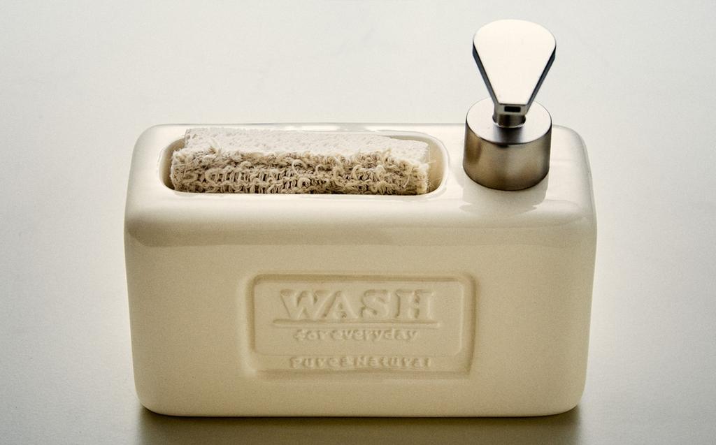 WASHING-UP LIQUID DISPENSER WITH CONTAINER