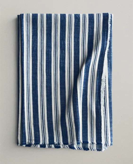 STRIPED COTTON THROW