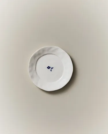 花卉瓷制面包盘