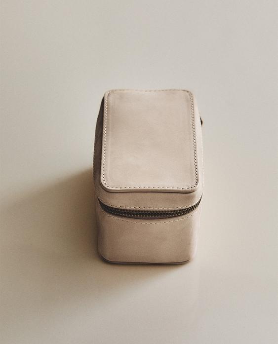 小号皮革旅行珠宝盒