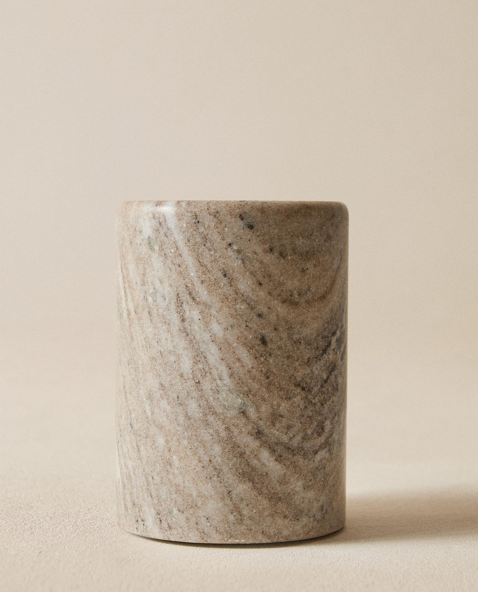 MARBLE UTENSIL JAR MARBLE UTENSIL JAR