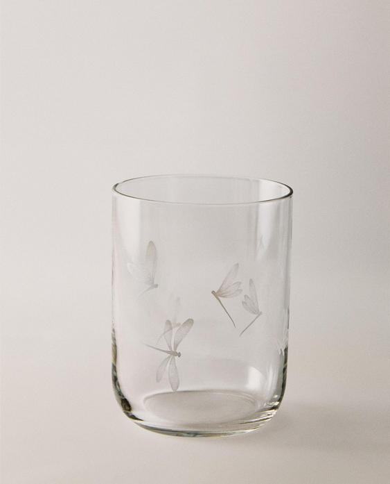 动物贴花玻璃杯