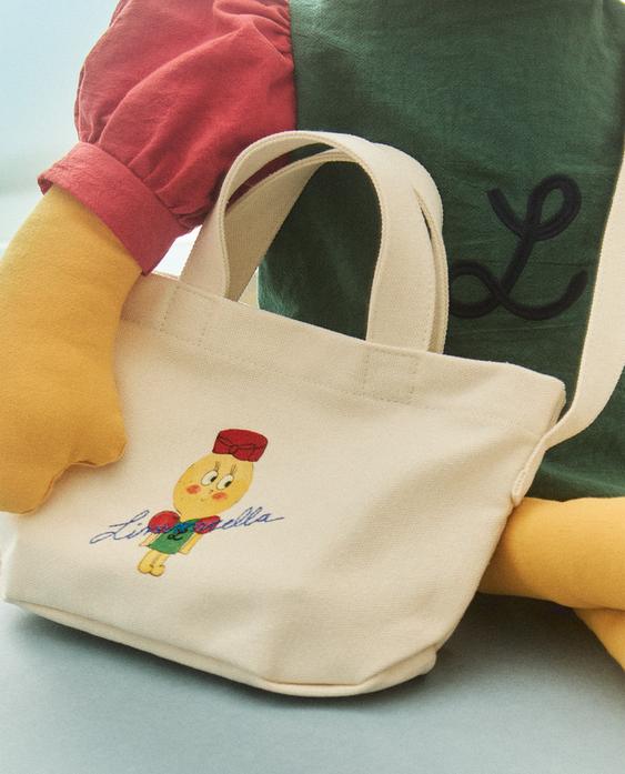 KIDS' LIMONCELLA X THE ANIMALS OBSERVATORY FABRIC BAG