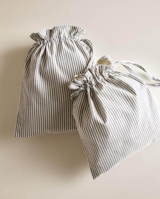 KIDS’ STRIPED LAUNDRY BAG PACK (PACK OF 2)