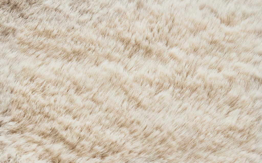 IRREGULAR FAUX FUR RUG IRREGULAR FAUX FUR RUG