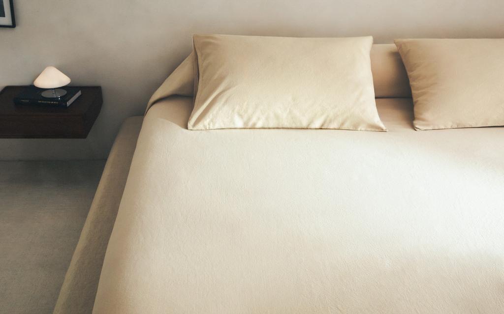TEXTURED COTTON DUVET COVER