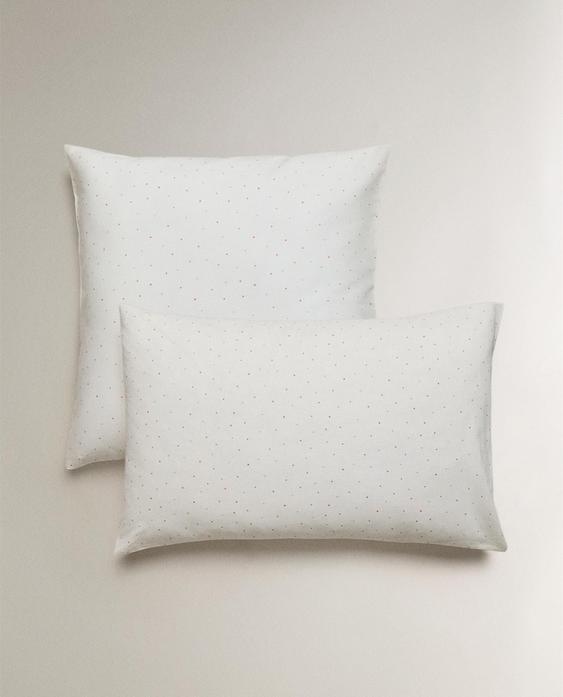 圆点儿童枕套