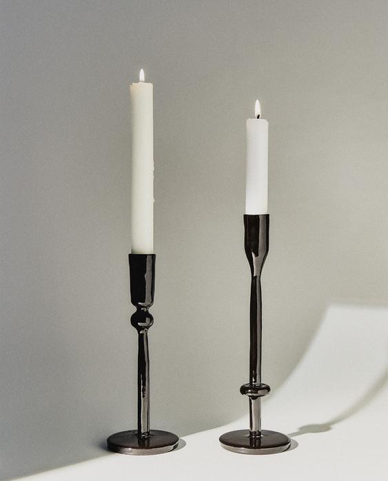 IRON CANDLE HOLDER