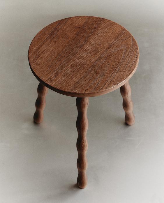 ELM WOOD STOOL
