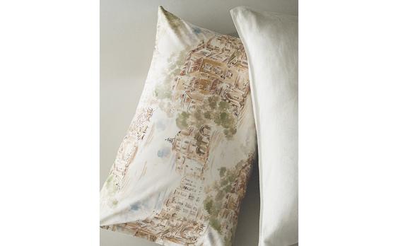 COTTON LANDSCAPE PILLOWCASE