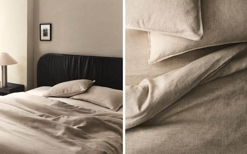 (160 GxM²) 水洗亚麻被套