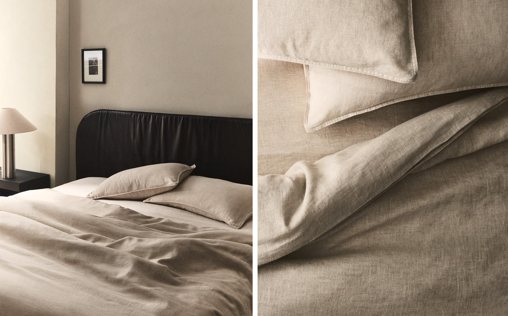 WASHED LINEN DUVET COVER (160 GxM²) WASHED LINEN DUVET COVER (160 GxM²)