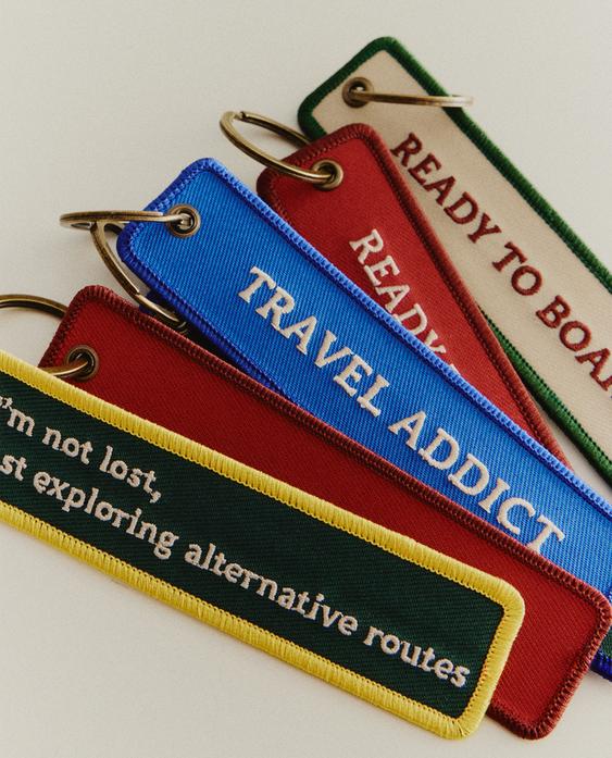 帆布旅行钥匙扣