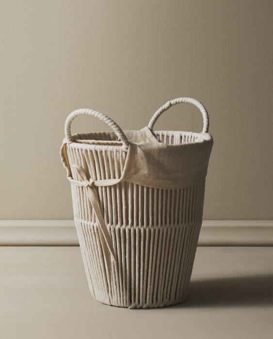 棉质内衬浴室垃圾桶