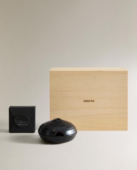 AMBER VANILLA 锥形香和香盘套装（10 件套）