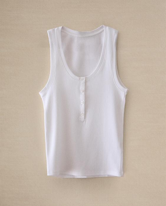 VEST TOP WITH BUTTONS VEST TOP WITH BUTTONS