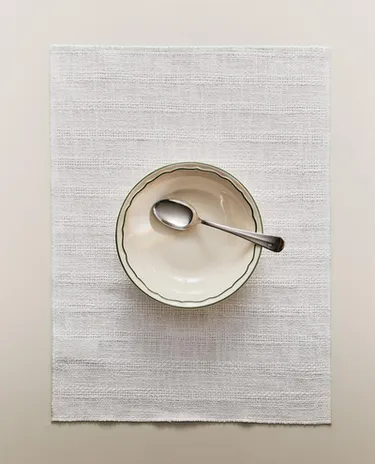 亚麻纹理餐垫