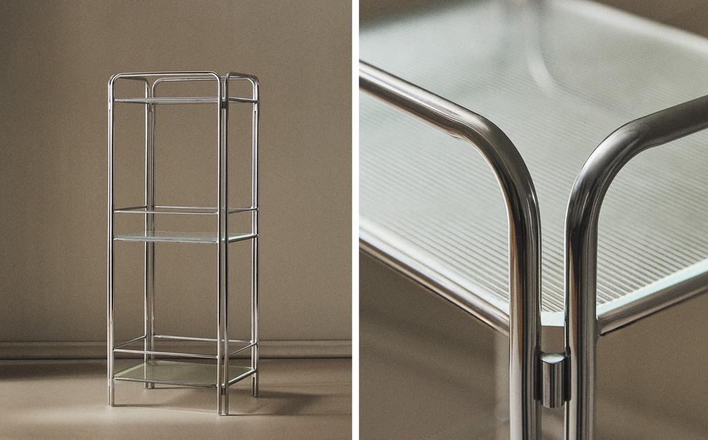 STEEL AND GLASS STORAGE UNIT STEEL AND GLASS STORAGE UNIT