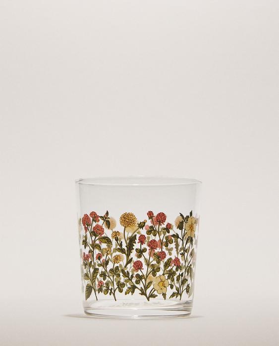 TRANSFER GLASS TUMBLER TRANSFER GLASS TUMBLER