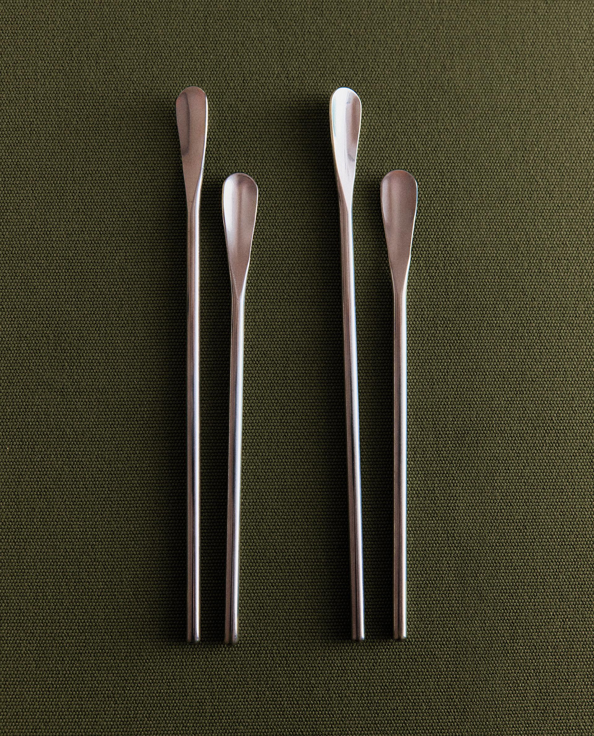 PACK OF LONG COFFEE SPOONS (PACK OF 4) PACK OF LONG COFFEE SPOONS (PACK OF 4)