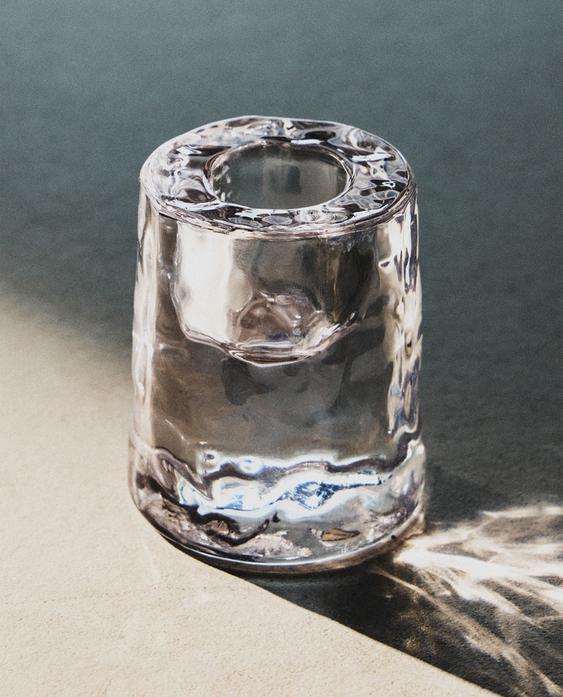 GLASS TEALIGHT HOLDER GLASS TEALIGHT HOLDER