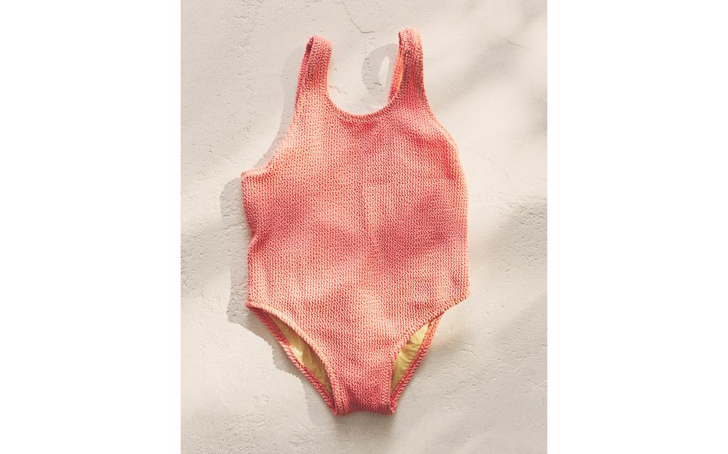 KIDS’ TEXTURED BEACH SWIMSUIT