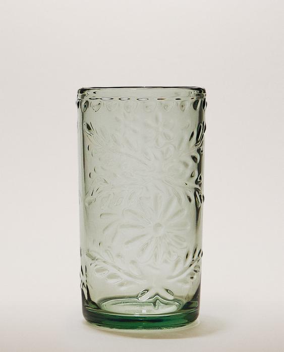 FLORAL ACRYLIC SOFT DRINK TUMBLER FLORAL ACRYLIC SOFT DRINK TUMBLER