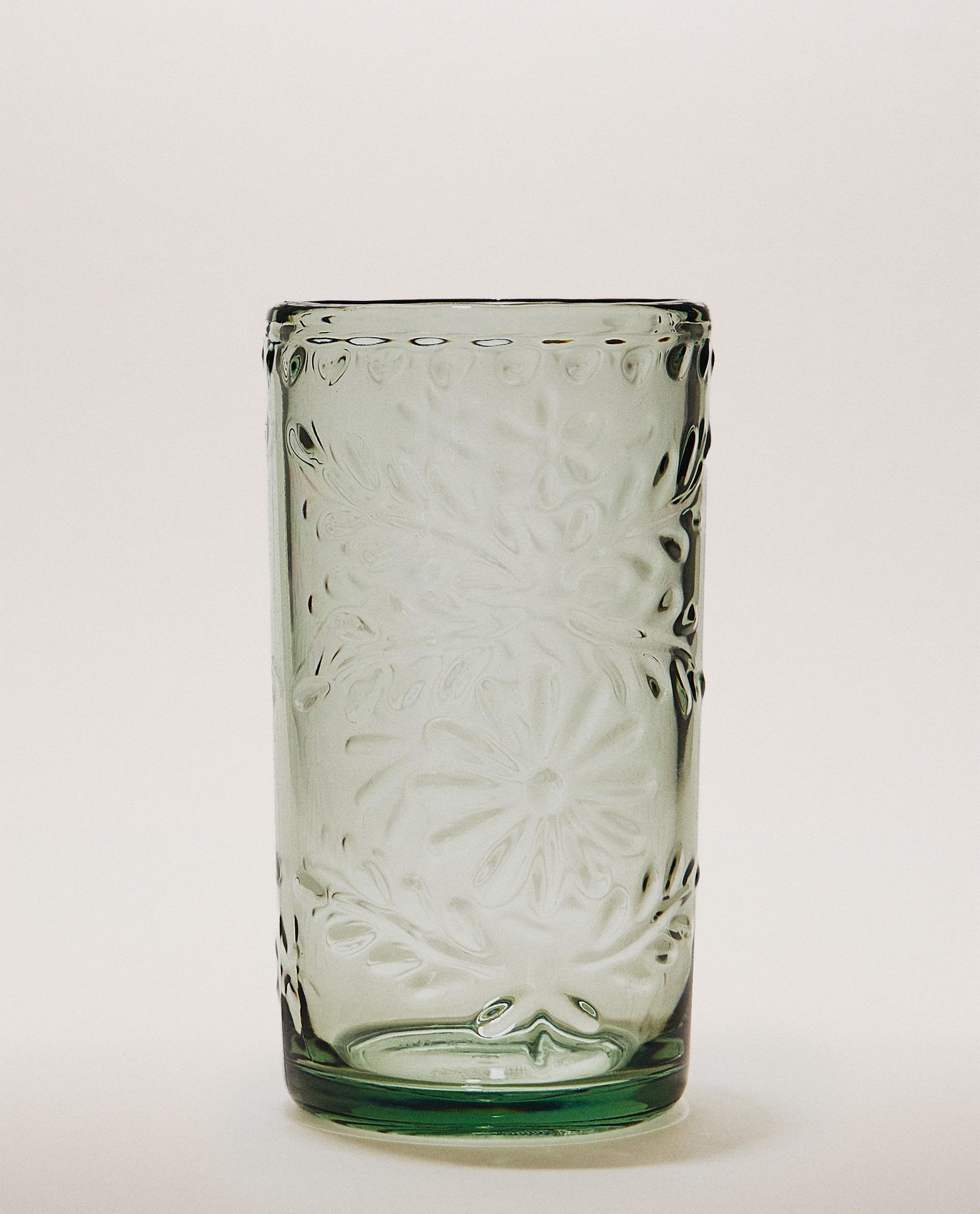 FLORAL ACRYLIC SOFT DRINK TUMBLER FLORAL ACRYLIC SOFT DRINK TUMBLER