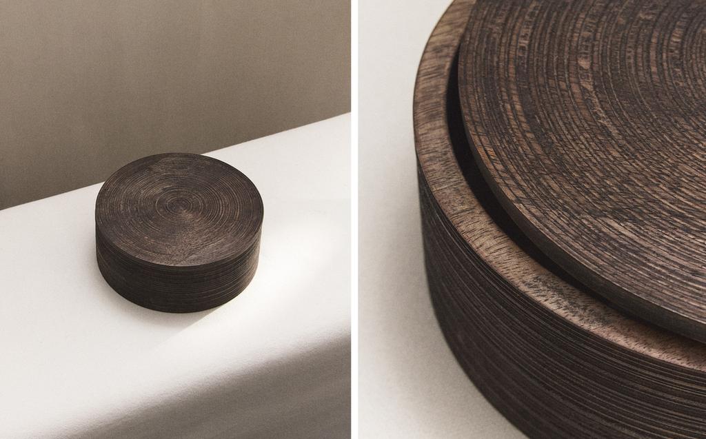 ROUND WOODEN BOX