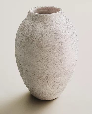 ROUGH-EFFECT CERAMIC VASE