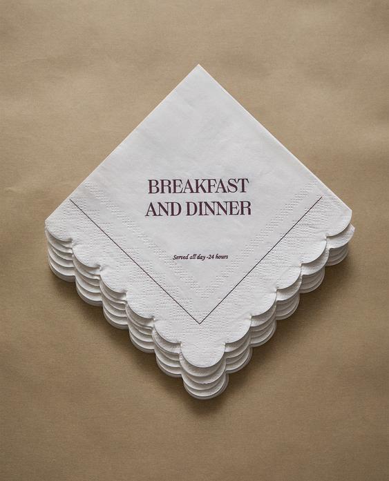 早餐纸巾套装（20 张）