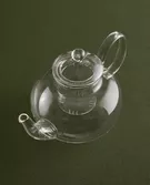 带浸泡式过滤器硼硅玻璃茶壶