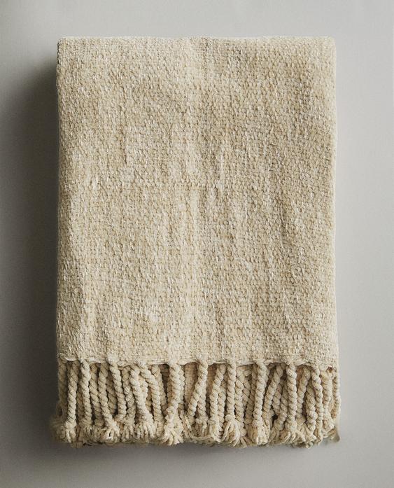 CHUNKY CHENILLE THROW CHUNKY CHENILLE THROW
