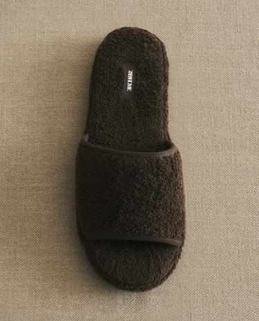 FLATFORM TERRY SLIDERS
