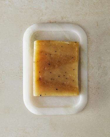 WHITE MARBLE BATHROOM SOAP DISH