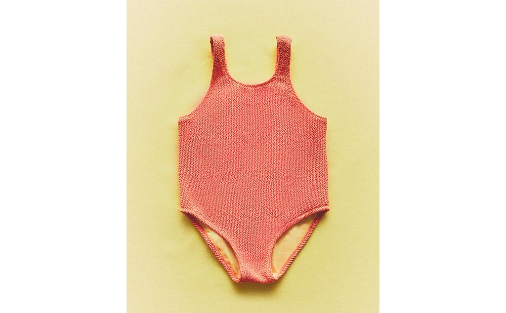KIDS’ TEXTURED BEACH SWIMSUIT