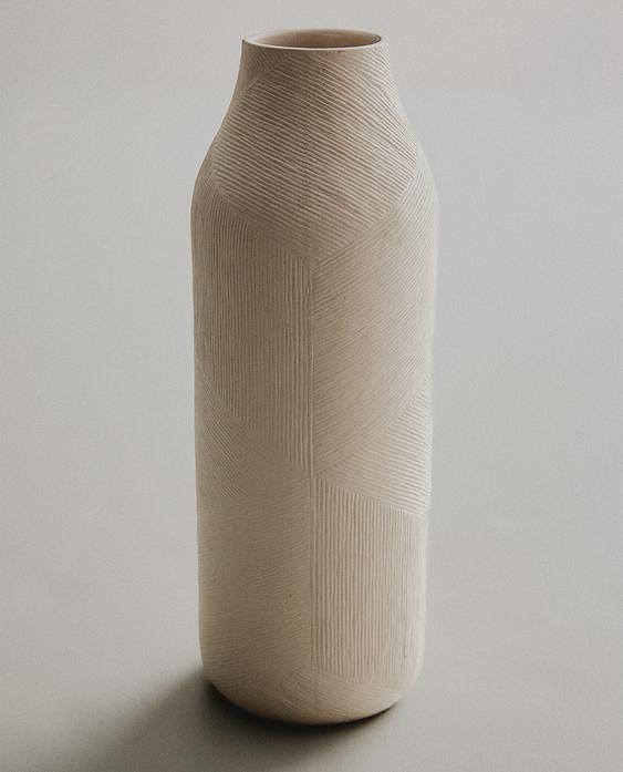 TEXTURED CERAMIC VASE