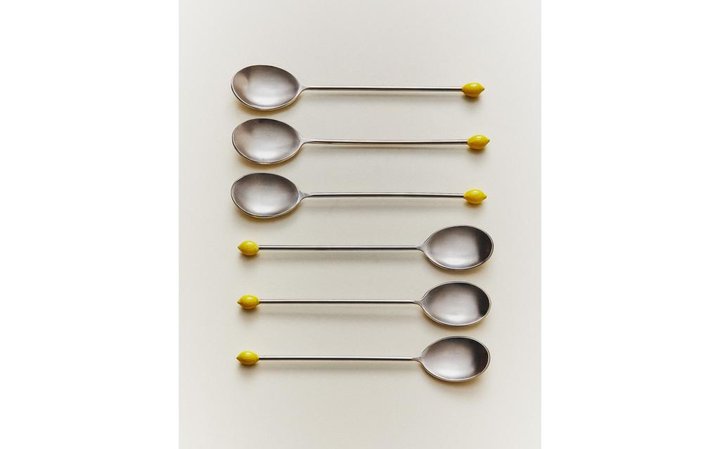 PACK OF STEEL LEMON DESSERT SPOONS (PACK OF 6)