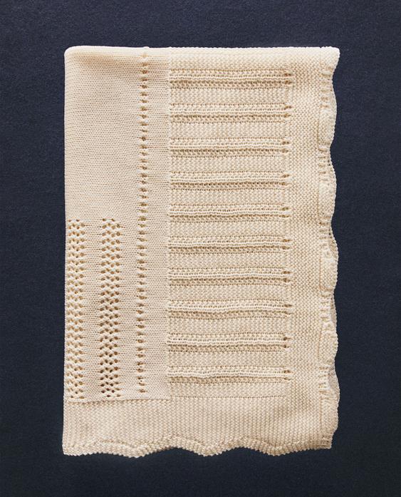 镂空棉质婴儿毛毯