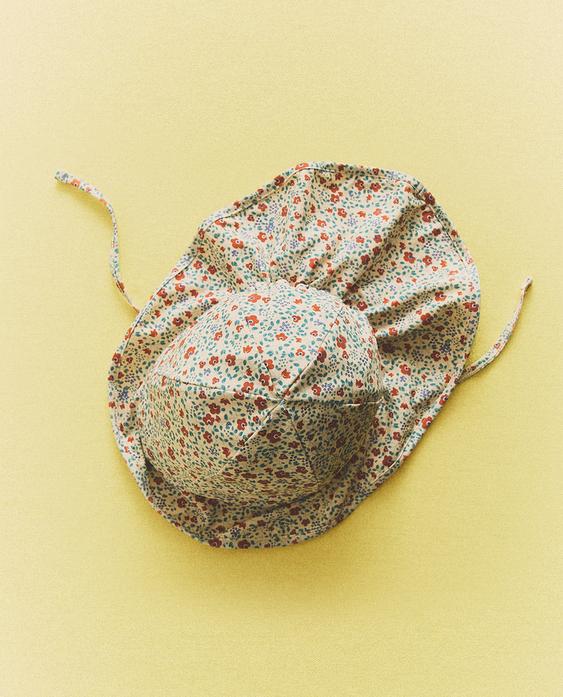 儿童花卉沙滩帽