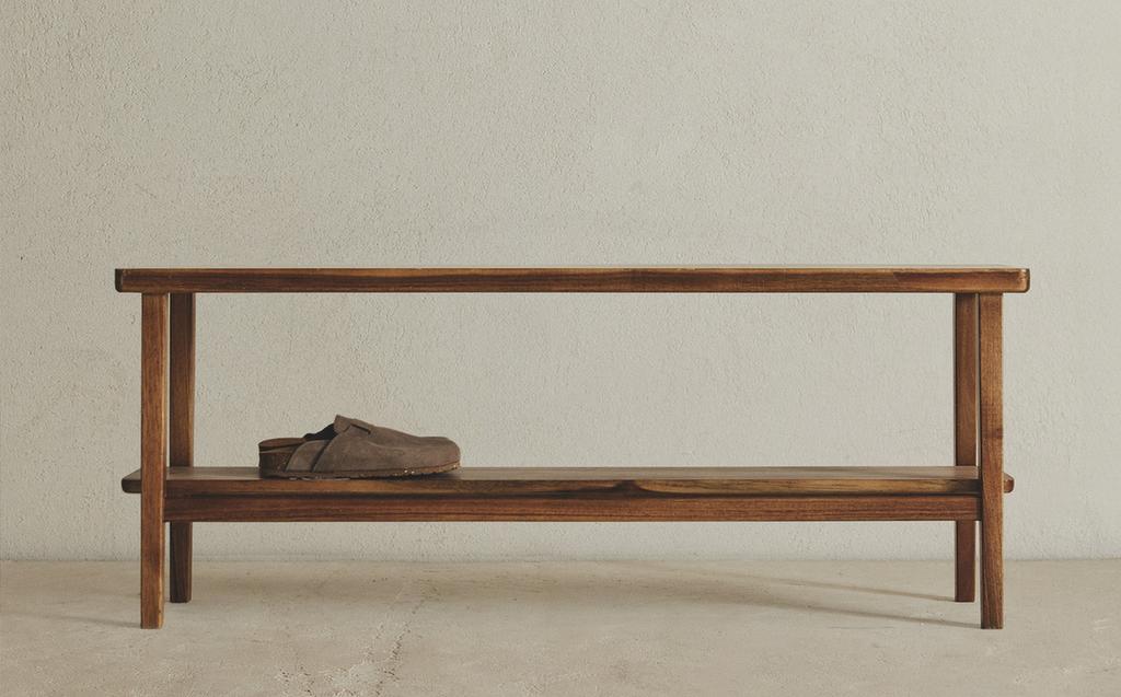 ACACIA WOOD DOUBLE BENCH ACACIA WOOD DOUBLE BENCH